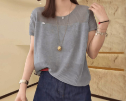 天絲鏤空針織衫